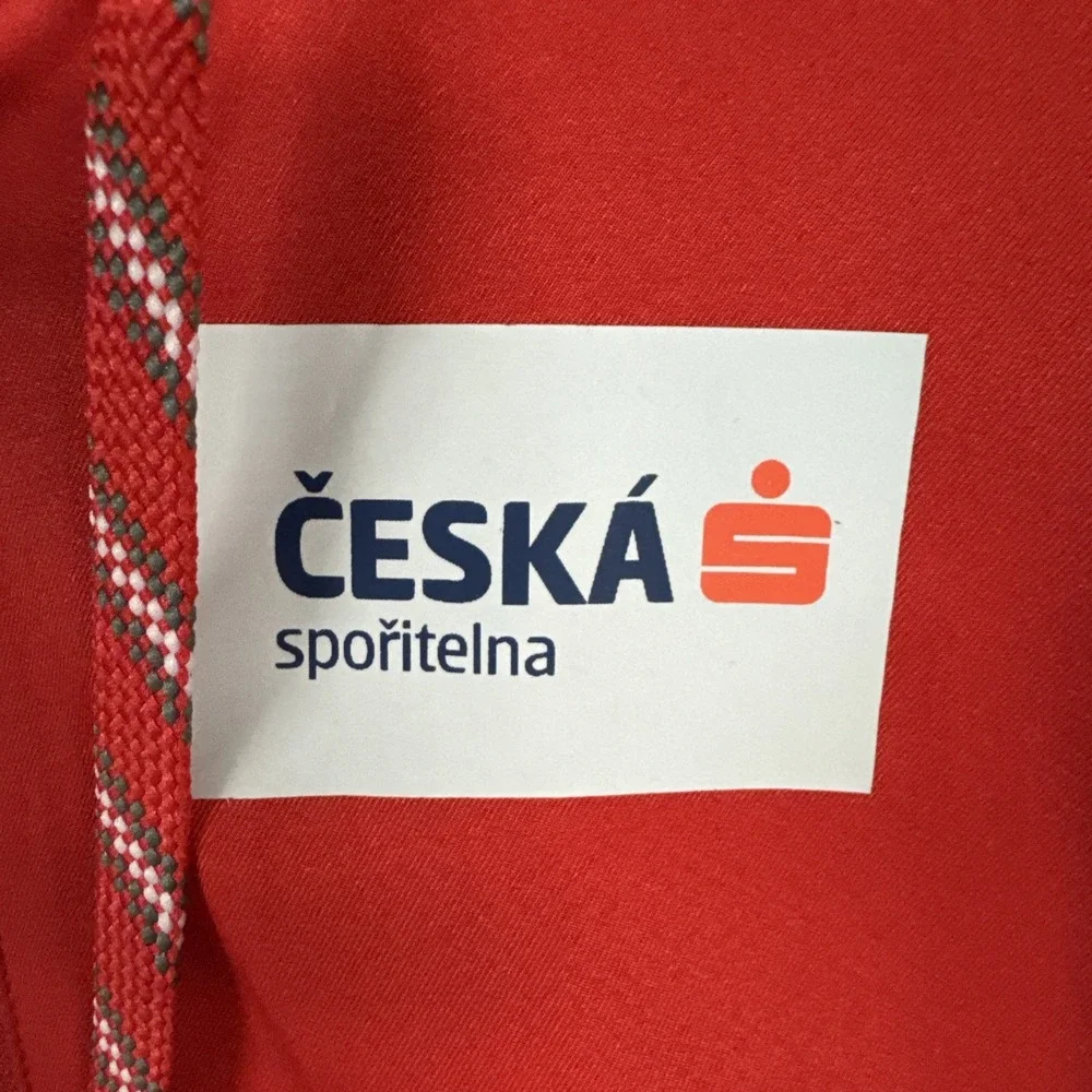 Nike Team Training Jacket Womens Medium Red Czech Republic Ceska Full Zip Sports